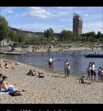 100 Kvm Suite, Activitypark, Beach, Swimmingpool Lovely View Over Mjosa Near By Hamar, Order Your Own Breakfast At Wood Brumunddal